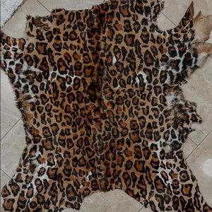 authentic hide dyed to look exotic